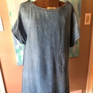 Current/Elliott Denim Shift Dress